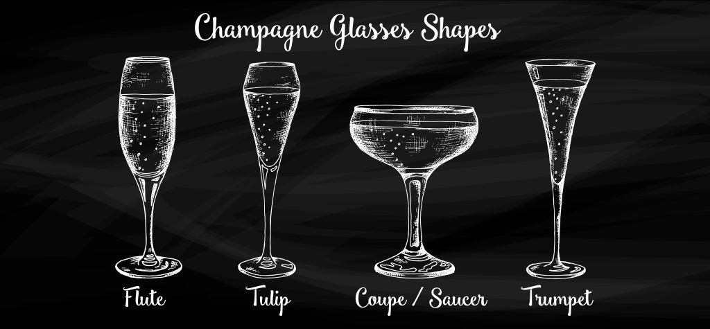 Champagne Glasses, Flutes & Tulips