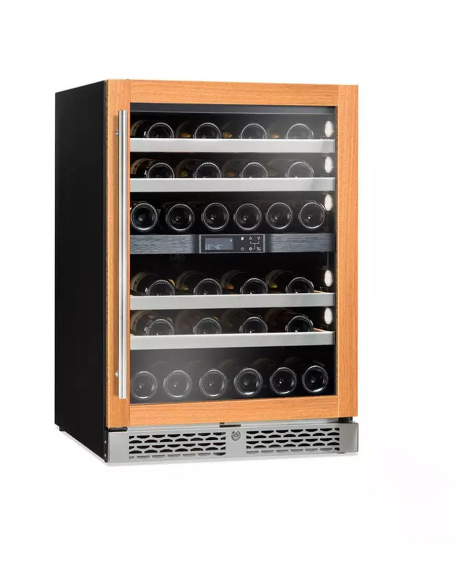 Grand Cru 46 Bottle Panel Ready Dual Zone Wine Fridge.