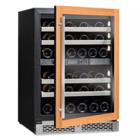 Grand Cru 46 Bottle Panel Ready Dual Zone Wine Fridge.