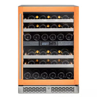 Grand Cru 46 Bottle Panel Ready Dual Zone Wine Fridge.