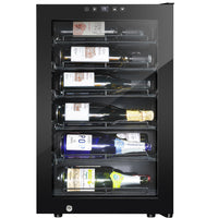 Little Cave Label View 22 Bottle Single Zone Wine Fridge