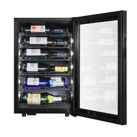 Little Cave Label View 22 Bottle Single Zone Wine Fridge