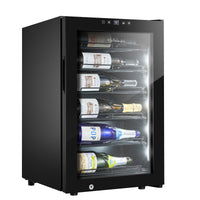 Little Cave Label View 22 Bottle Single Zone Wine Fridge