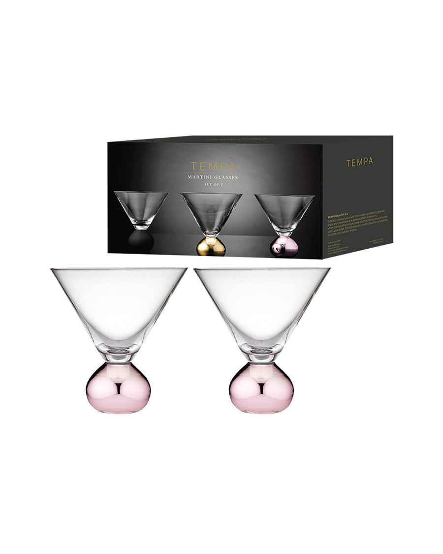 Aurora Matte Black Martini Glass 2 Pack – Grand Cru Wine Fridges